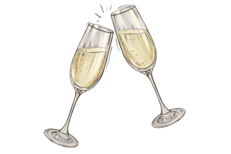 Champagne cheers